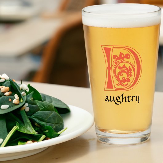 中世の植物装飾首都D タンブラーグラス