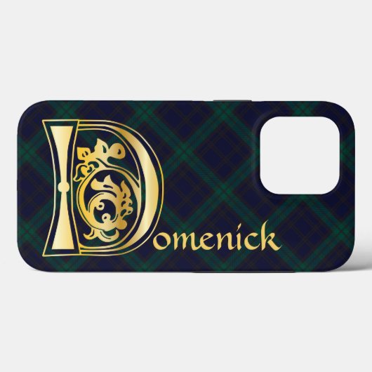 中世の植物装飾首都D Case-Mate iPhoneケース (裏面 (横))