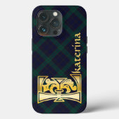 中世の植物装飾首都E Case-Mate iPhoneケース (裏面)