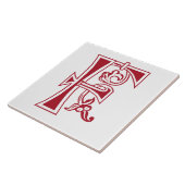 中世の植物装飾首都F タイル (側面)