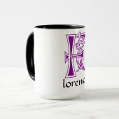 中世の植物装飾首都F マグカップ (正面左)