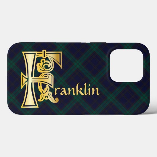 中世の植物装飾首都F Case-Mate iPhoneケース (裏面 (横))