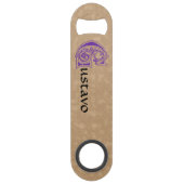 中世の植物装飾首都G スピード栓抜き (正面)