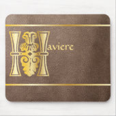 中世の植物装飾首都H マウスパッド (正面)