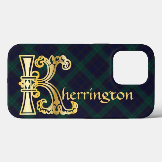 中世の植物装飾首都K Case-Mate iPhoneケース (裏面 (横))