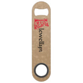 中世の植物装飾首都L スピード栓抜き (裏面)