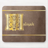 中世の植物装飾首都M マウスパッド (正面)