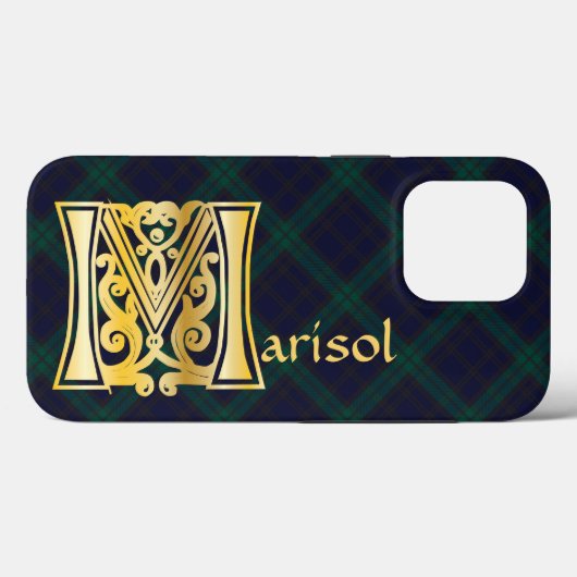 中世の植物装飾首都M Case-Mate iPhoneケース (裏面 (横))