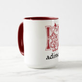 中世の植物装飾首都N Mag マグカップ (正面左)