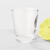 中世の植物装飾首都O ショットグラス (左)