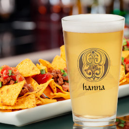 中世の植物装飾首都O タンブラーグラス