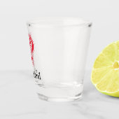 中世の植物装飾首都P ショットグラス (右)