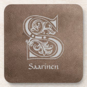 中世の植物装飾首都S コースター (正面)