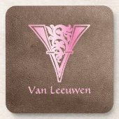 中世の植物装飾首都V コースター (正面)