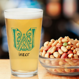 中世の植物装飾首都W タンブラーグラス