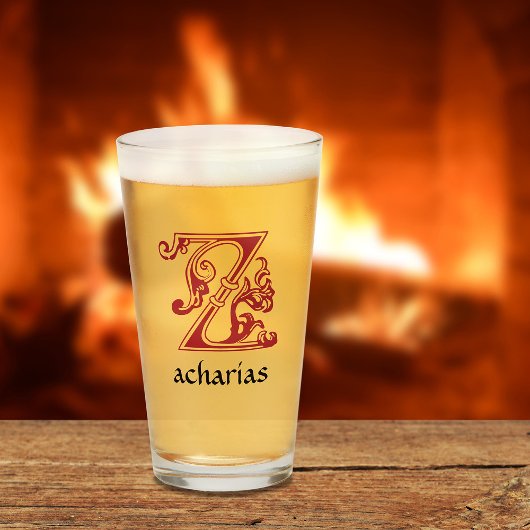 中世の植物装飾首都Z タンブラーグラス