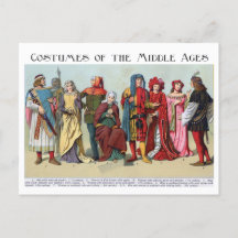 中世の歴史的コスチューム