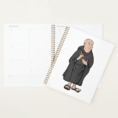 中世の法衣に十字架を持つ僧 プランナー手帳 (ディスプレー)