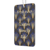 中世の海軍と金ゴールドの羽 カーエアーフレッシュナー (左)