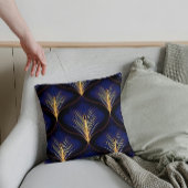中世の海軍と金ゴールドの羽 クッション