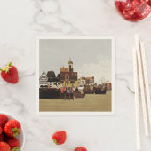 中世の港 スタンダードカクテルナプキン (インサイチュ)