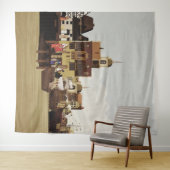 中世の港 タペストリー (インサイチュ(横))