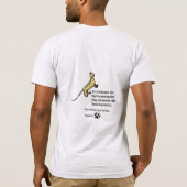 中世の猫の所有宣言 Tシャツ (裏面)