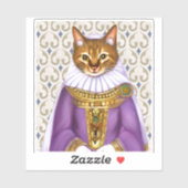 中世の猫娘 シール (シート)