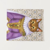 中世の猫娘 タペストリー (正面(横))