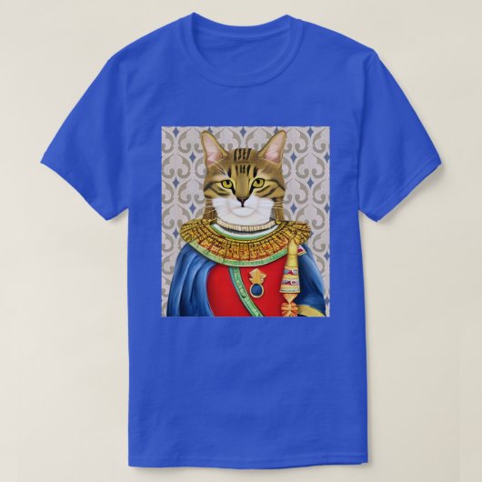 中世の猫王子 Tシャツ (デザイン正面)