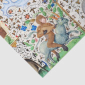 中世の獣医遊のミュージカル楽器ブルー 薄葉紙 (詳細)