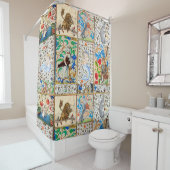 中世の獣医遊のミュージカル楽器 シャワーカーテン (インサイチュ)