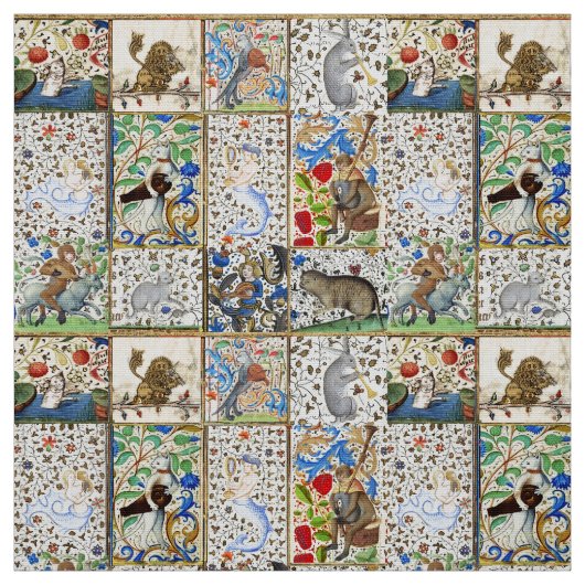 中世の獣医遊のミュージカル楽器 ファブリック (見本)