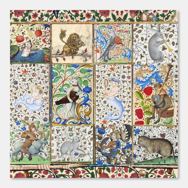 中世の獣医遊のミュージカル楽器 壁紙 (正面)