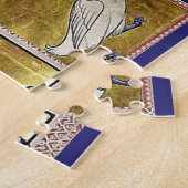 中世の獣医、生命の木の上の鳥、竜 ジグソーパズル (側面)