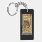 中世の獣猿c. 1270 キーホルダー (正面左)