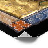 中世の獣猿c. 1270 ポスター (角)