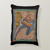 中世の獣竜c. 1270 アクセントクッション (裏面(縦))