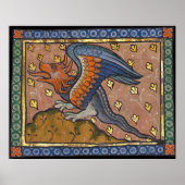 中世の獣竜c. 1270 ポスター (正面)