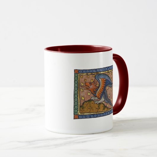 中世の獣竜c. 1270 マグカップ (正面右)