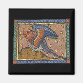 中世の獣竜c. 1270 マグネット (正面)