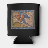 中世の獣竜c. 1270 缶クーラー (正面)