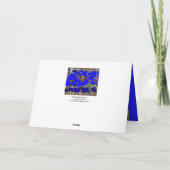 中世の獣類図鑑,空飛ぶコウモリの森の動物たち 青 シーズンカード (裏面)