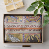 中世の獣食飛んでいる、こうもり、森の動物 薄葉紙 (ギフト)