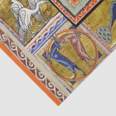 中世の獣食飛んでいる、こうもり、森の動物 薄葉紙 (詳細)