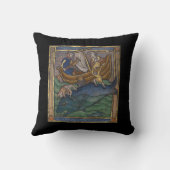 中世の獣鯨c. 1270 クッション (裏面)