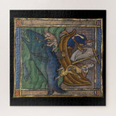 中世の獣鯨c. 1270 ジグソーパズル (横)