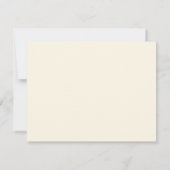 中世の王室のバラ結婚式の日付を保存 セーブザデート (裏面)