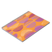 中世の現代風の図柄 ノートブック (左側)