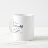 中世の生化学者Tシャツ コーヒーマグカップ (正面左)